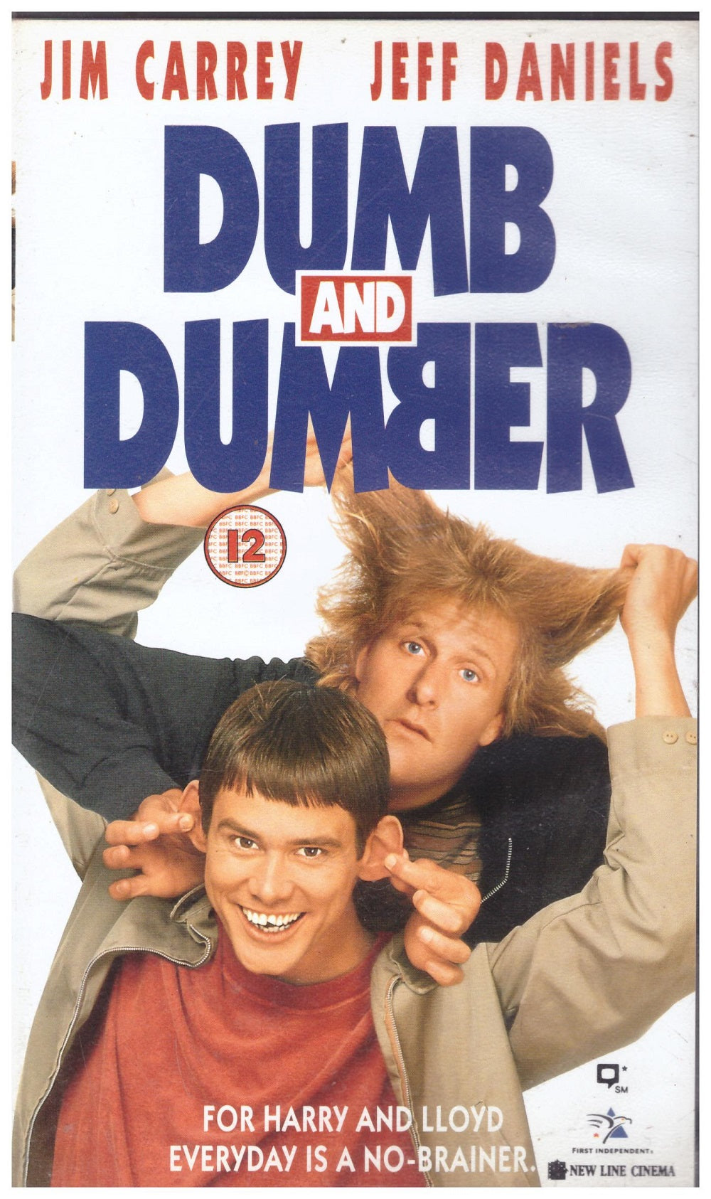 Dumb And Dumber VHS from First Independent (CC 7970)