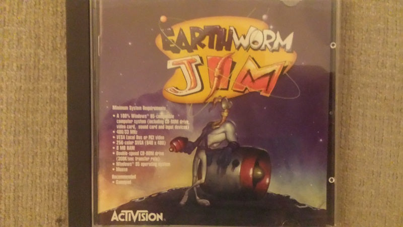 Earthworm Jim for PC from Activision on CD