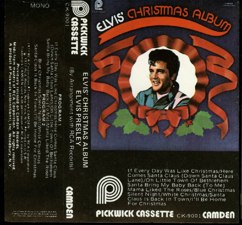 Elvis' Christmas Album by Elvis Presley from Pickwick on Cassette (CK-9001)