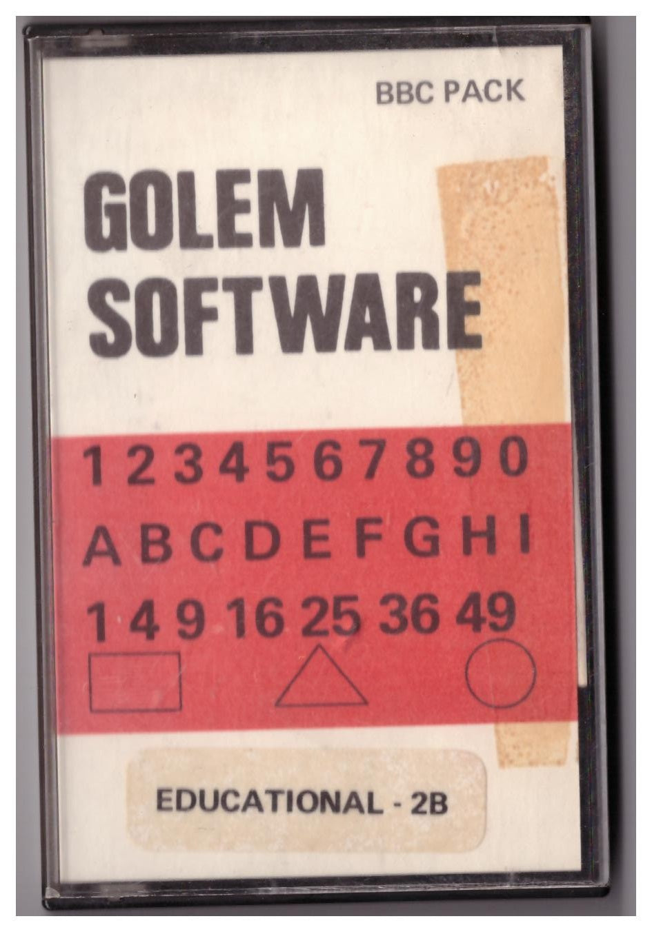 Educational 2B for BBC Micro from Golem Software