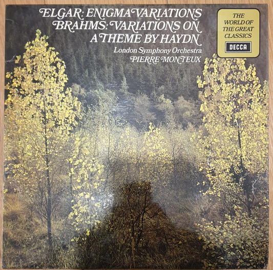 Elgar: Enigma Variations/Brahms: Variations On A Theme By Haydn from Decca (SPA 121)