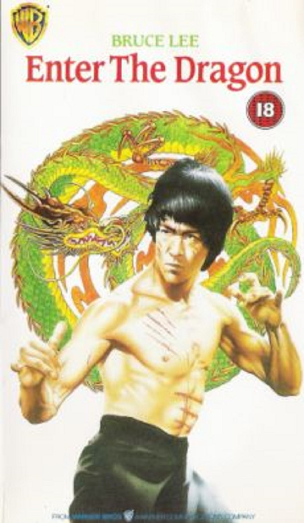 Enter The Dragon VHS from Warner Home Video (PES 1006)