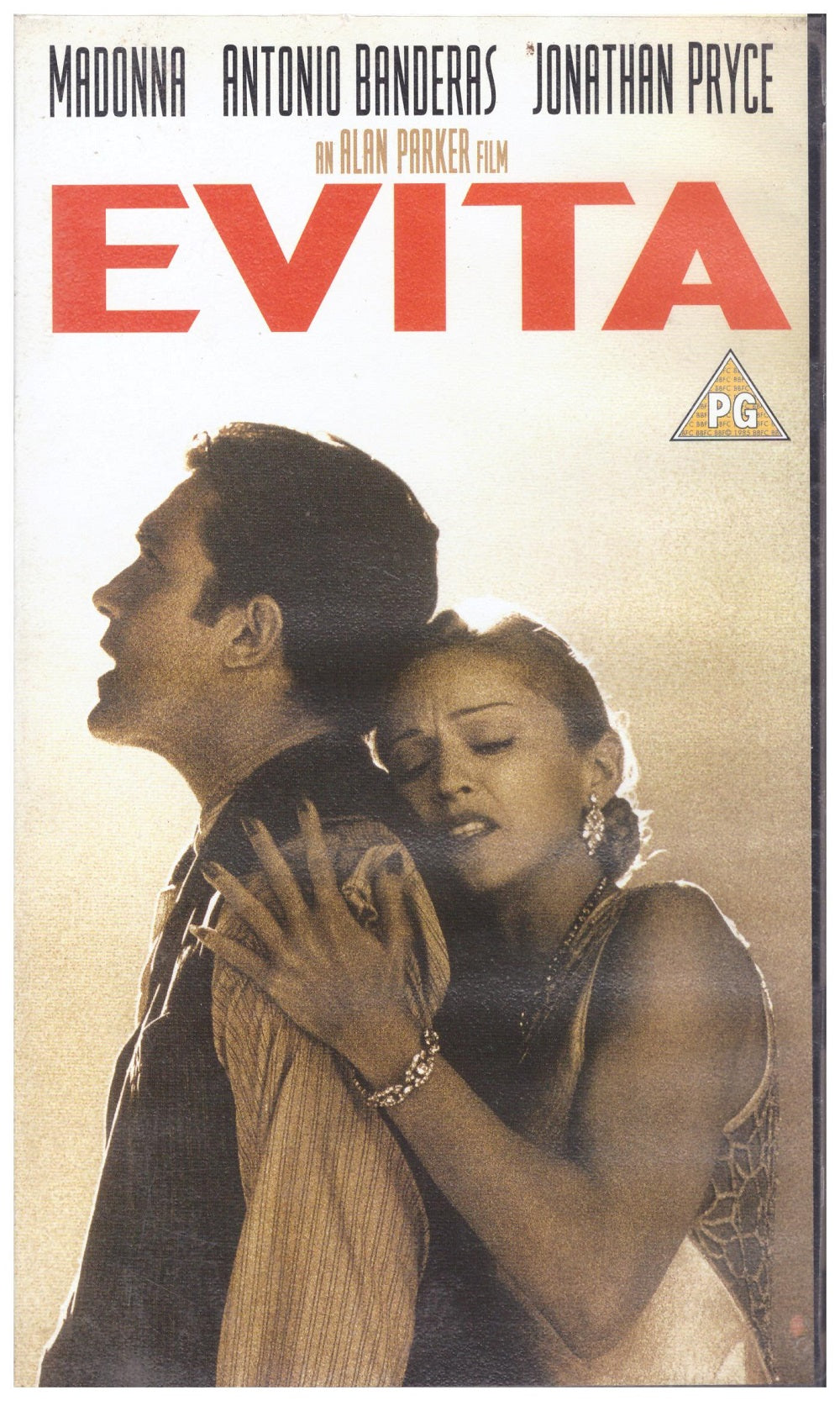 Evita VHS from Entertainment In Video (EVS 1234)