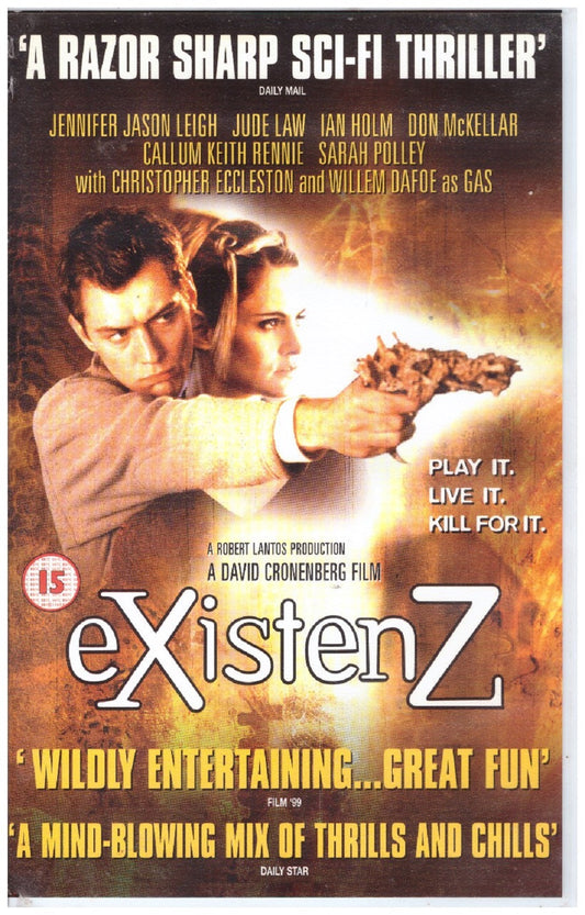 Existenz VHS from Alliance Atlantis (AVUK 2974)