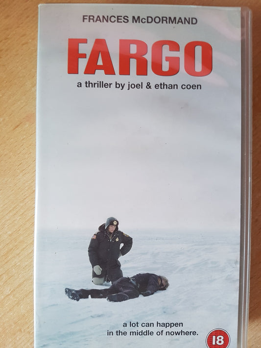 Fargo VHS from MGM Home Entertainment (VFB06804)