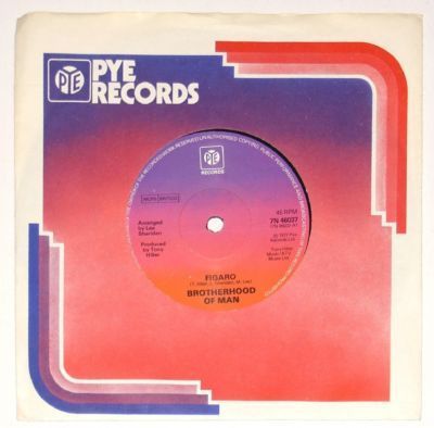 7" 45RPM Figaro/You Can Say That Again by Brotherhood Of Man from PYE