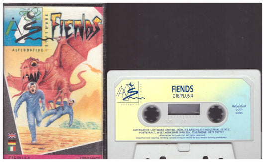 Fiends for Commodore 16/Plus 4 from Alternative Software (AS083)