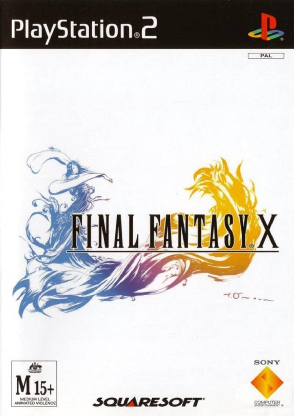 Final Fantasy X PAL for Sony Playstation 2/PS2 from Squaresoft (SCES 50490 ANZ)