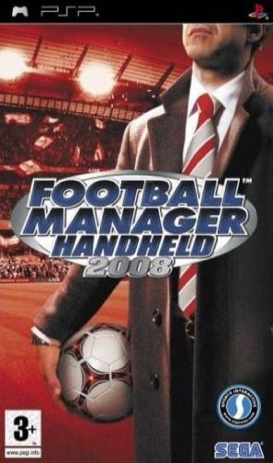 Football Manager Handheld 2008 for Sony Playstation Portable/PSP from Sega (ULES 00934)