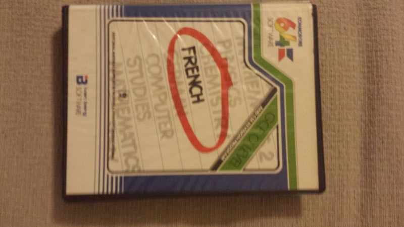 French for Commodore 64 by Ivan Berg Software/Commodore on Tape