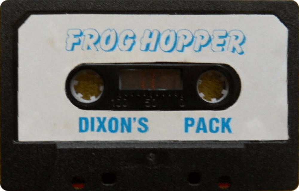 Frog Hopper for ZX Spectrum, Walltone Software retro game, classic ZX Spectrum game