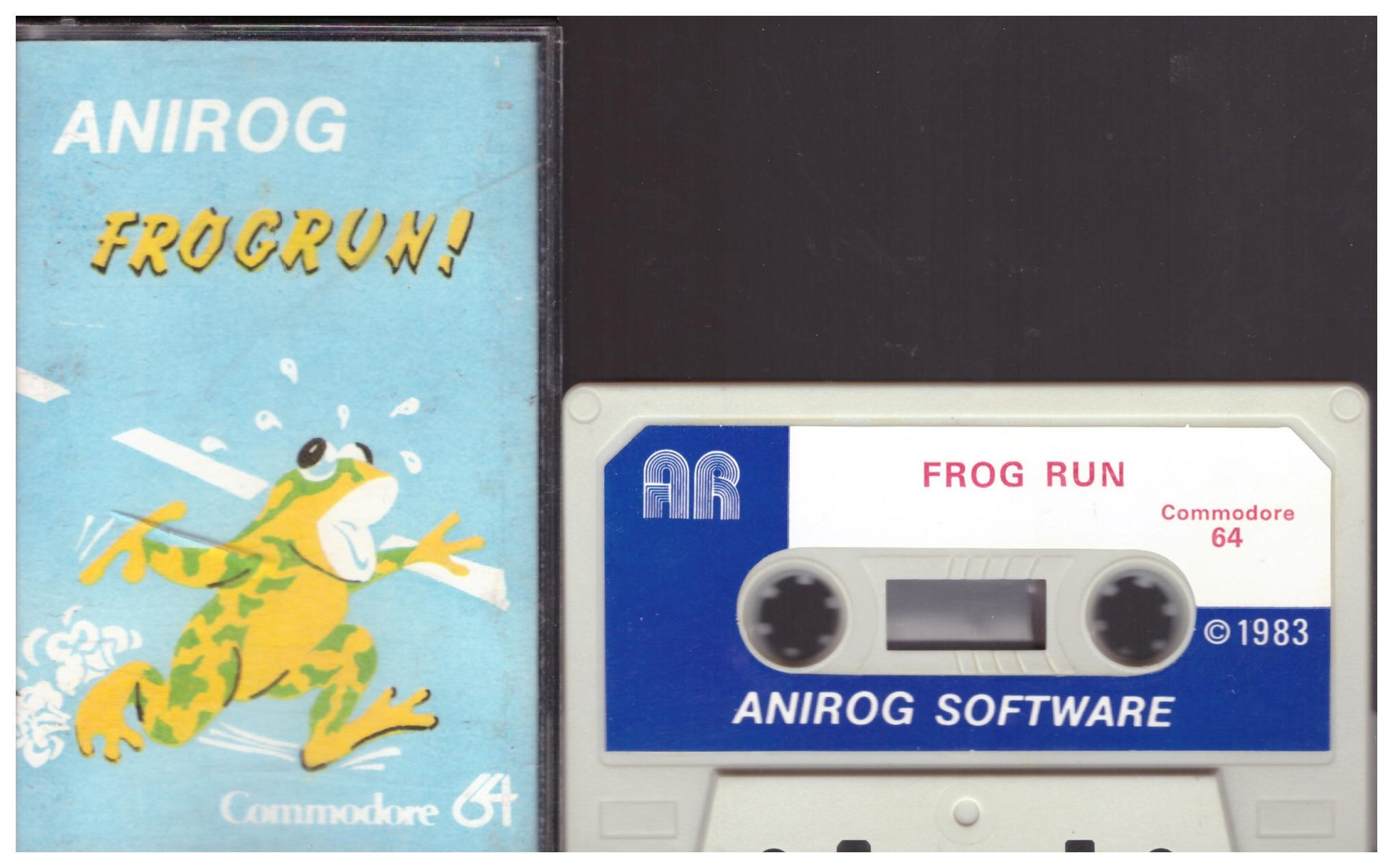 Frogrun! for Commodore 64 from Anirog