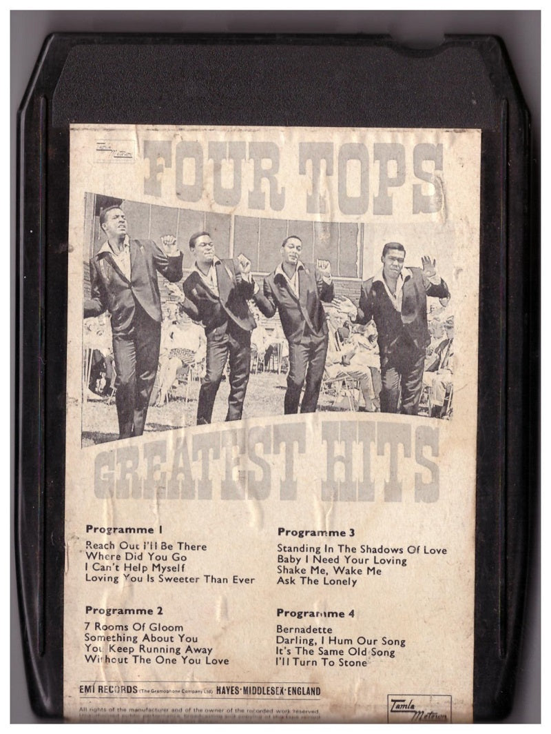 Four Tops Greatest Hits 8-Track from Tamla Motown/EMI