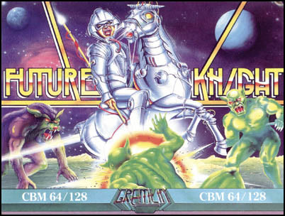 Future Knight for Commodore 64 by Gremlin, vintage C64 game tape, retro platform game cassette, Gremlin Graphics Commodore 64 game