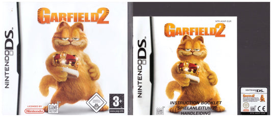 Garfield 2 Nintendo DS game, The Game Factory Garfield game, Garfield adventure game