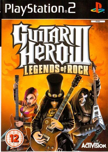 Guitar Hero III: Legends Of Rock PAL for Playstation 2 by Activision (SLES 54962)