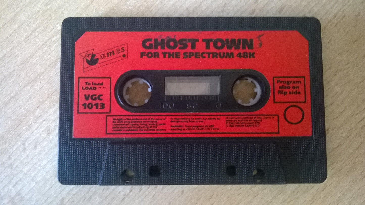 Ghost Town Tape Only for Spectrum by Virgin Games on Tape