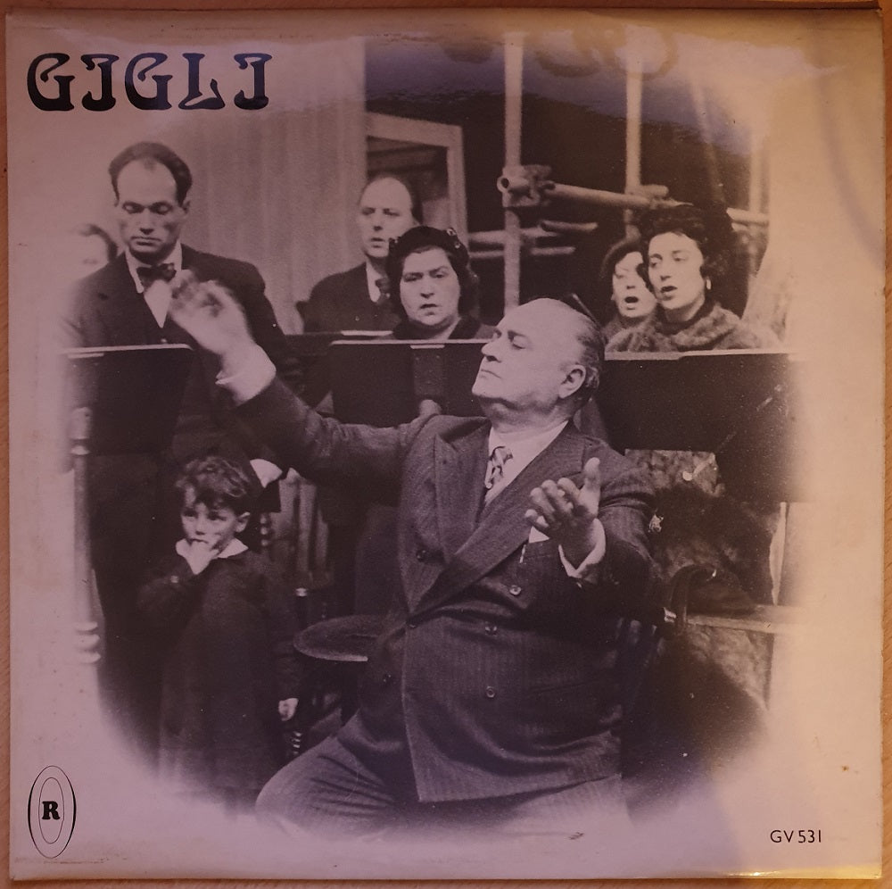 Beniamino Gigli vinyl, Gigli Rubini Collection GV 531, Italian tenor vinyl record, classic opera vinyl, rare opera recording