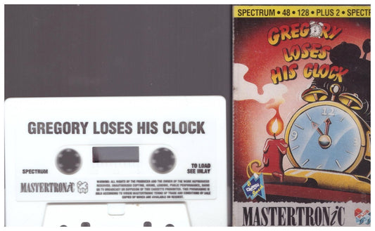 Gregory Loses His Clock for ZX Spectrum from Mastertronic Plus