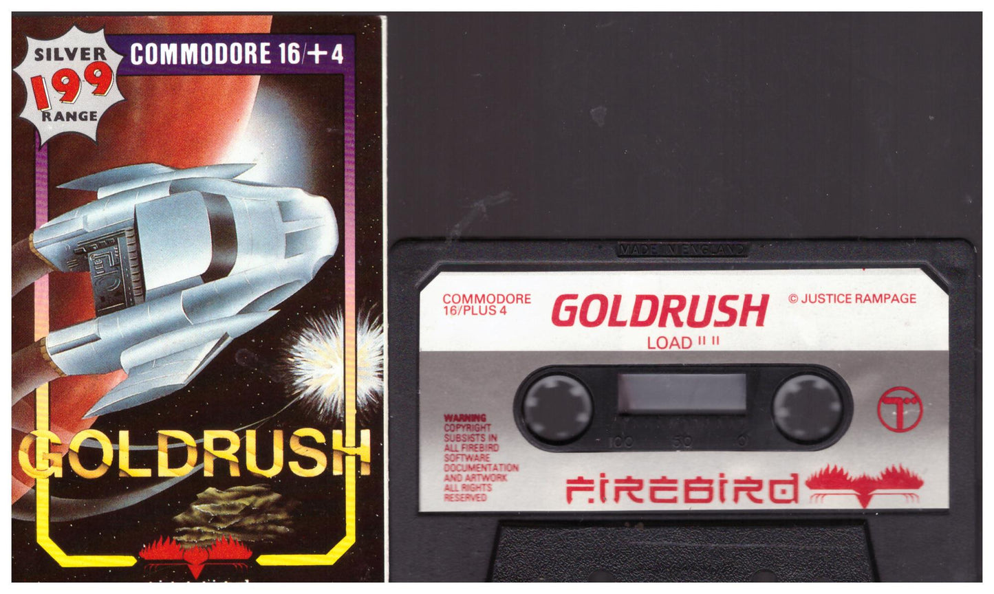 Goldrush for Commodore 16/Plus 4 from Firebird