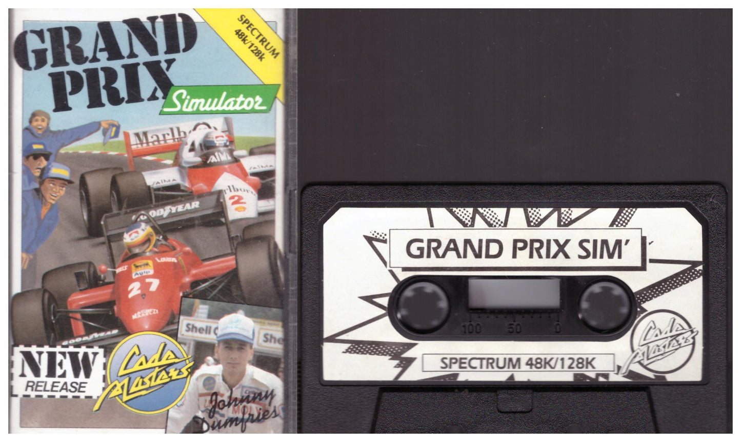 Grand Prix Simulator for ZX Spectrum from CodeMasters (2050)