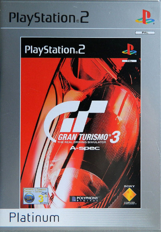 Gran Turismo 3: A-Spec PAL for Sony Playstation 2/PS2 from Polyphony/Sony-1