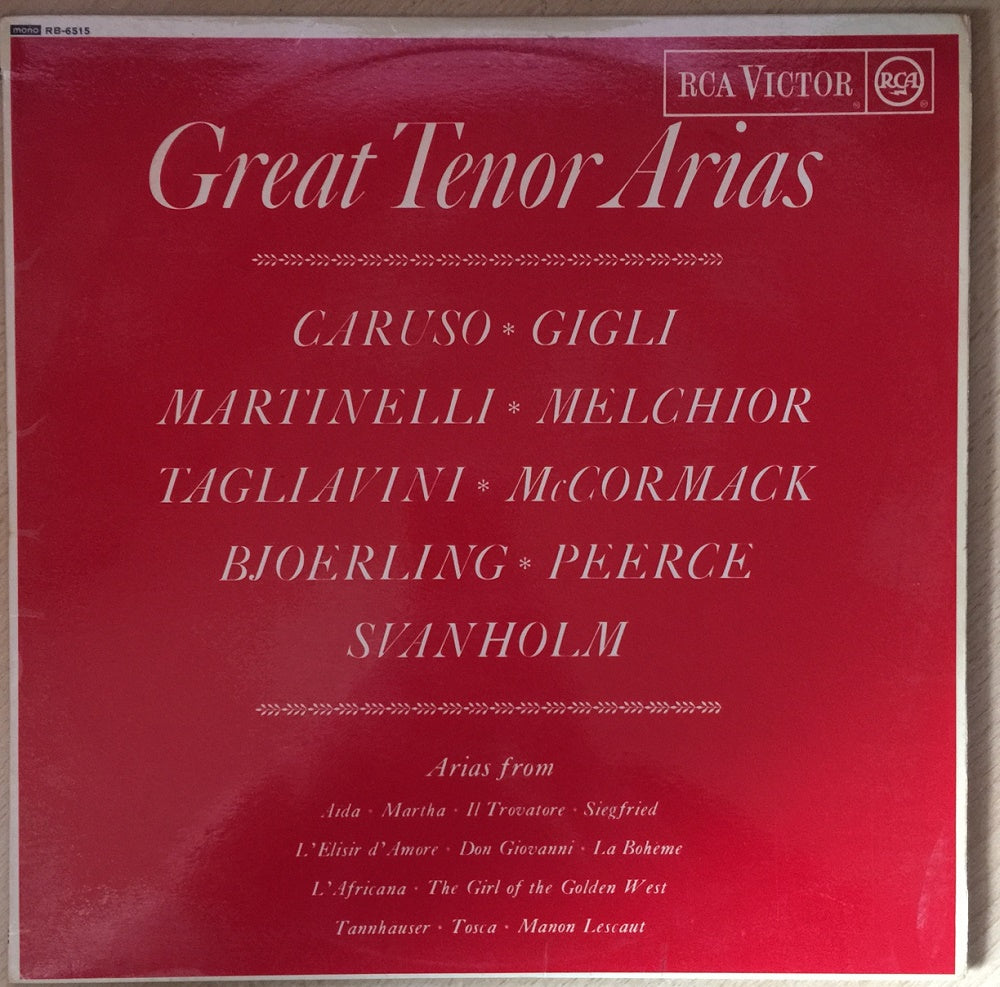 Great Tenor Arias from RCA Victor (RB-6515)