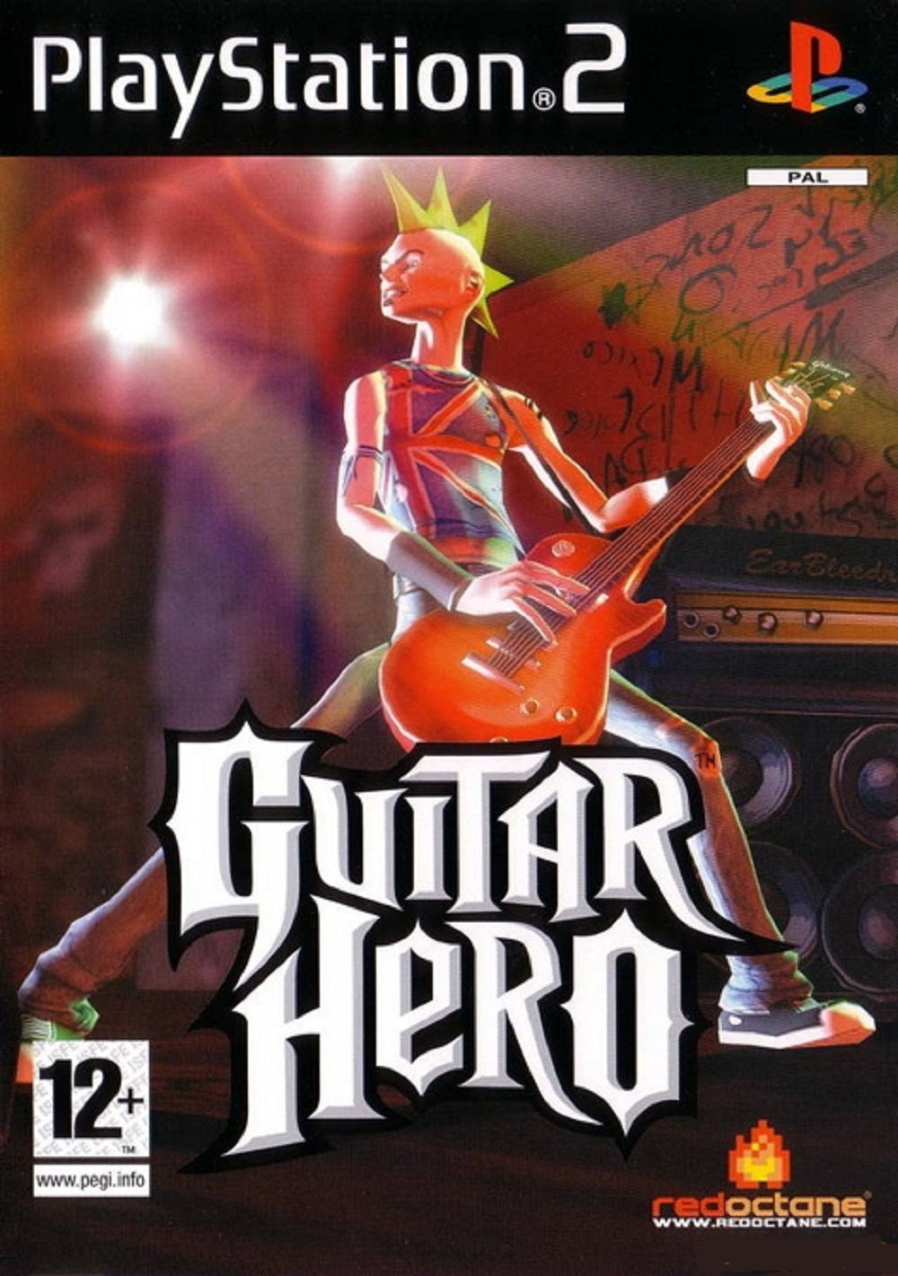 Guitar Hero PAL for Sony Playstation 2/PS2 from Red Octane (SLES 54132)