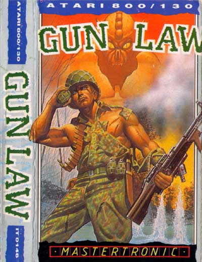 Gun Law for Atari 8-Bit Computers by Mastertronic on Tape