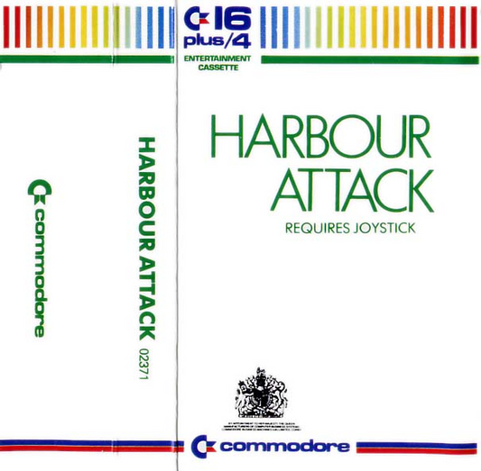 Harbour Attack for Commodore 16/Plus 4 by Commodore on Tape