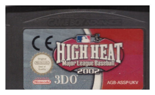 High Heat Major League Baseball 2002 Cartridge Only for Nintendo Gameboy Advance from 3DO (AGB-ASSP-UKV)