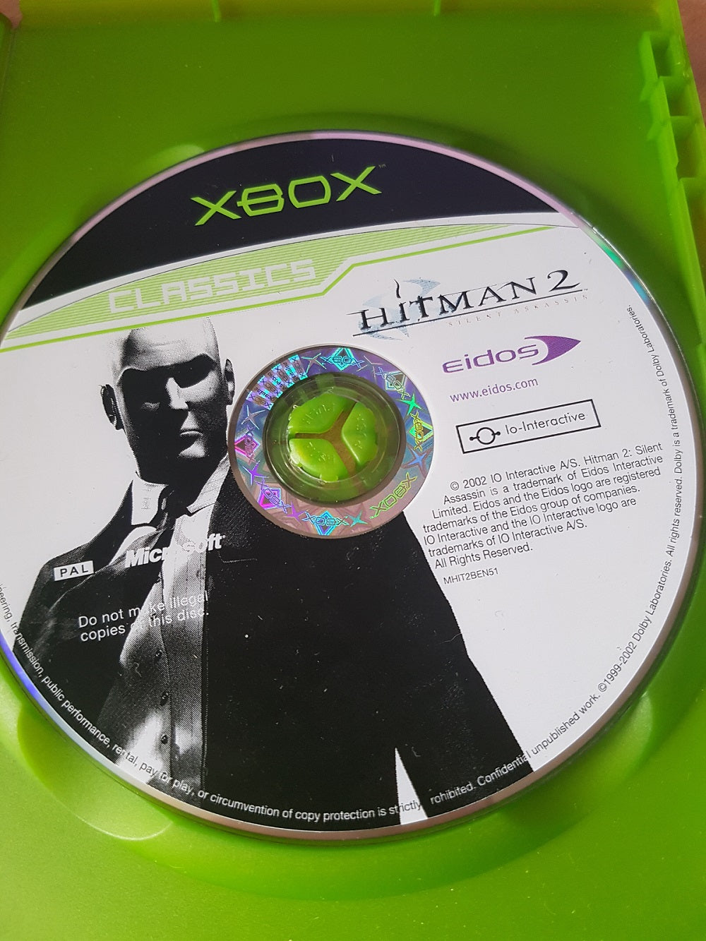 Hitman 2: Silent Assassin Disc Only for Microsoft XBOX from Eidos