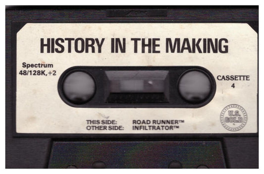 History In The Making Cassette 4 Tape Only for ZX Spectrum from U.S. Gold