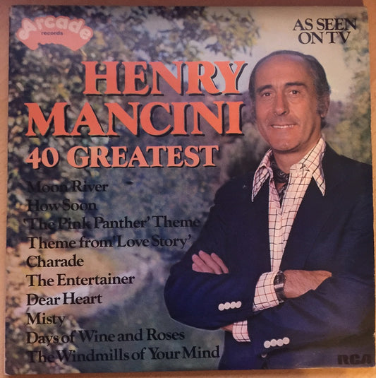 Henry Mancini - 40 Greatest from Arcade Records (ADE P24)