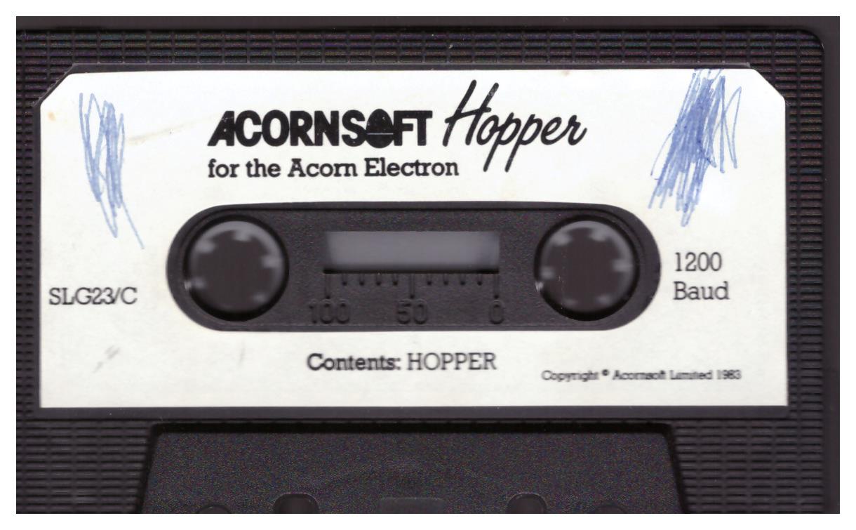 Hopper Tape Only for Acorn Electron from Acornsoft (SLG23/C)