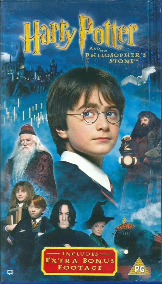 Harry Potter And The Philosopher's Stone VHS from Warner Home Video (S022658)