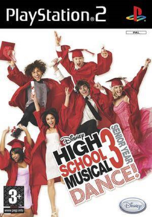 High School Musical 3: Senior Year DANCE! PAL for Sony Playstation 2/PS2 from Disney Interactive (SLES 55398)