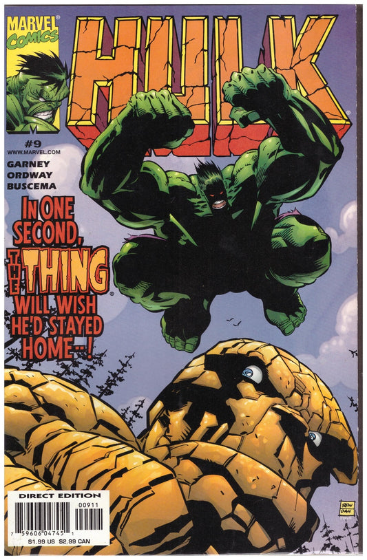 Hulk #9 comic from December 1999 by Marvel Comics