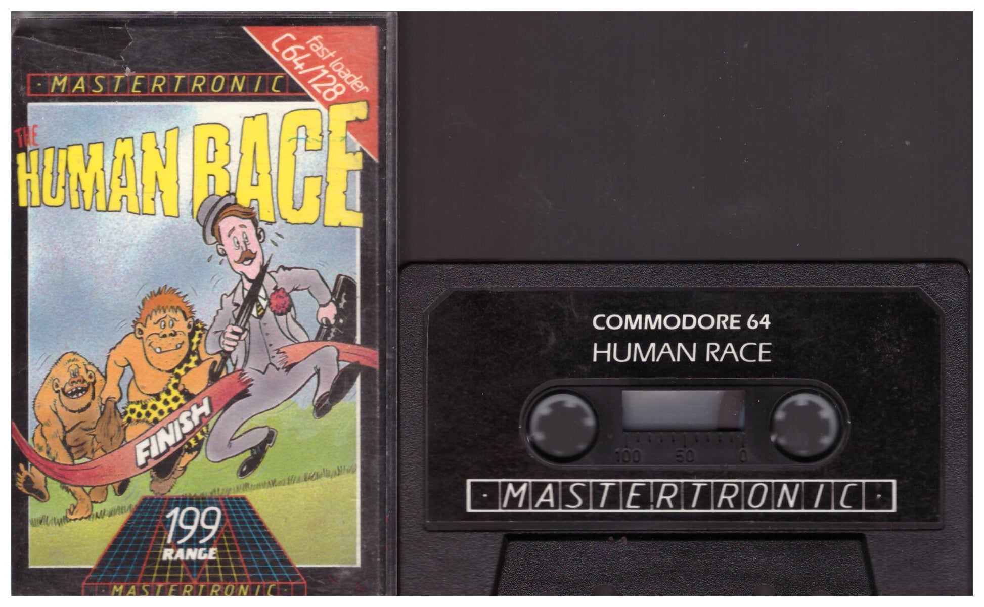 Human Race for Commodore 64 by Mastertronic (IC 0093)