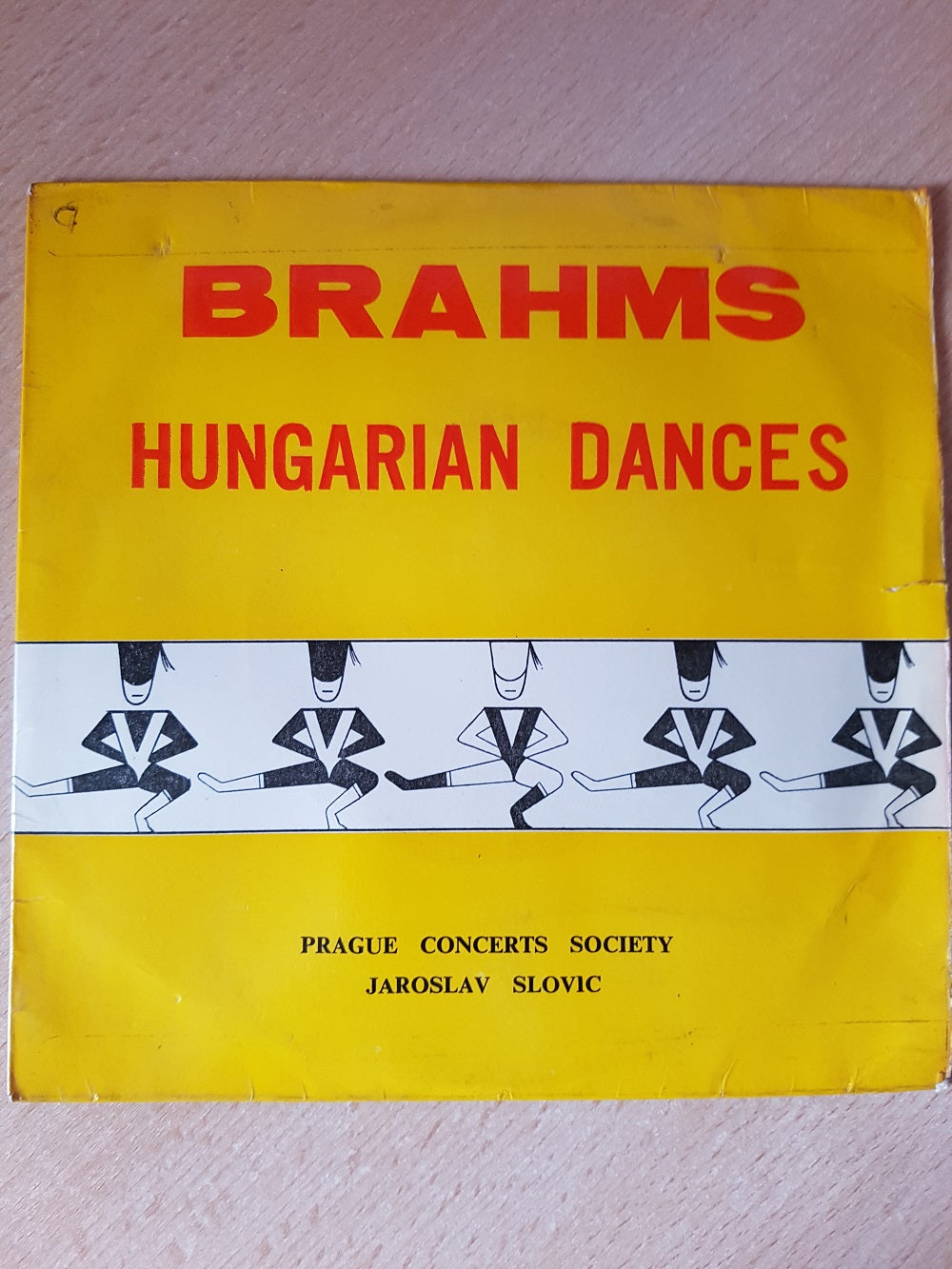 7" 45RPM Hungarian Dances Nos. 1, 2, 3, 5, 6, 7 & 10 by Brahms/Prague Concerts Society from Summit (LSE 2023)