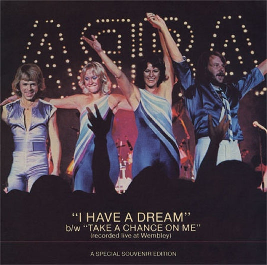 7" 45RPM I Have A Dream/Take A Chance On Me Special Souvenir Edition by Abba from Epic (EPC 8088)