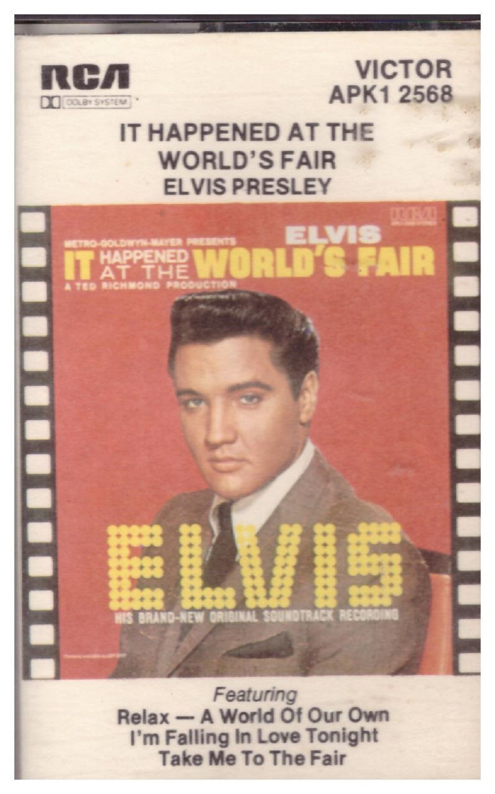 It Happened At The World's Fair by Elvis Presley from RCA on Cassette (APK1 2568)