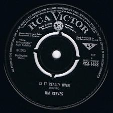 7" 45RPM Is It Really Over/That's A Sad Affair by Jim Reeves from RCA