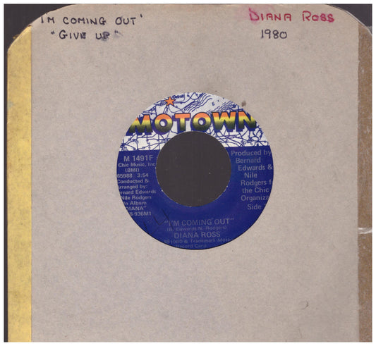 I'm Coming Out by Diana Ross from Motown (M 1491F)