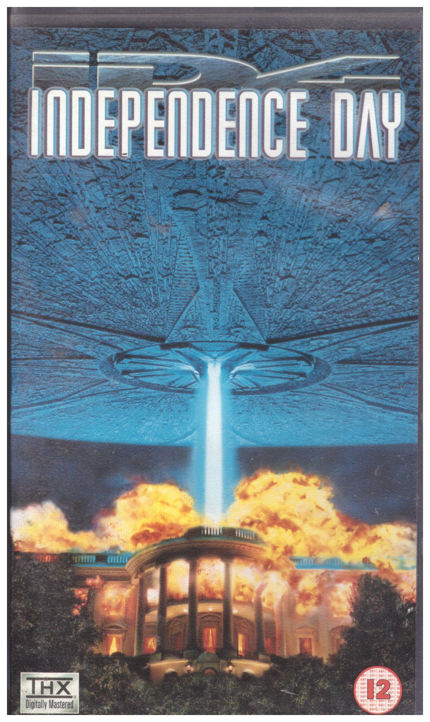 Independence Day VHS from 20th Century Fox Home Entertainment (4118S)