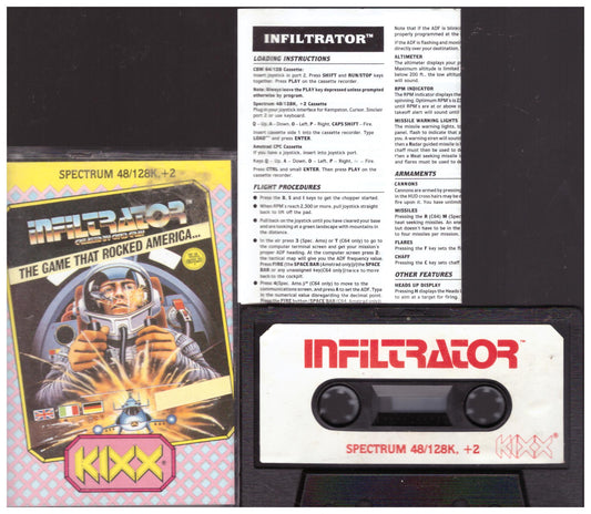 Infiltrator for ZX Spectrum from Kixx