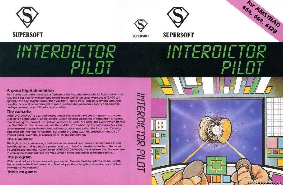 Interdictor Pilot for Amstrad CPC by Supersoft on Tape