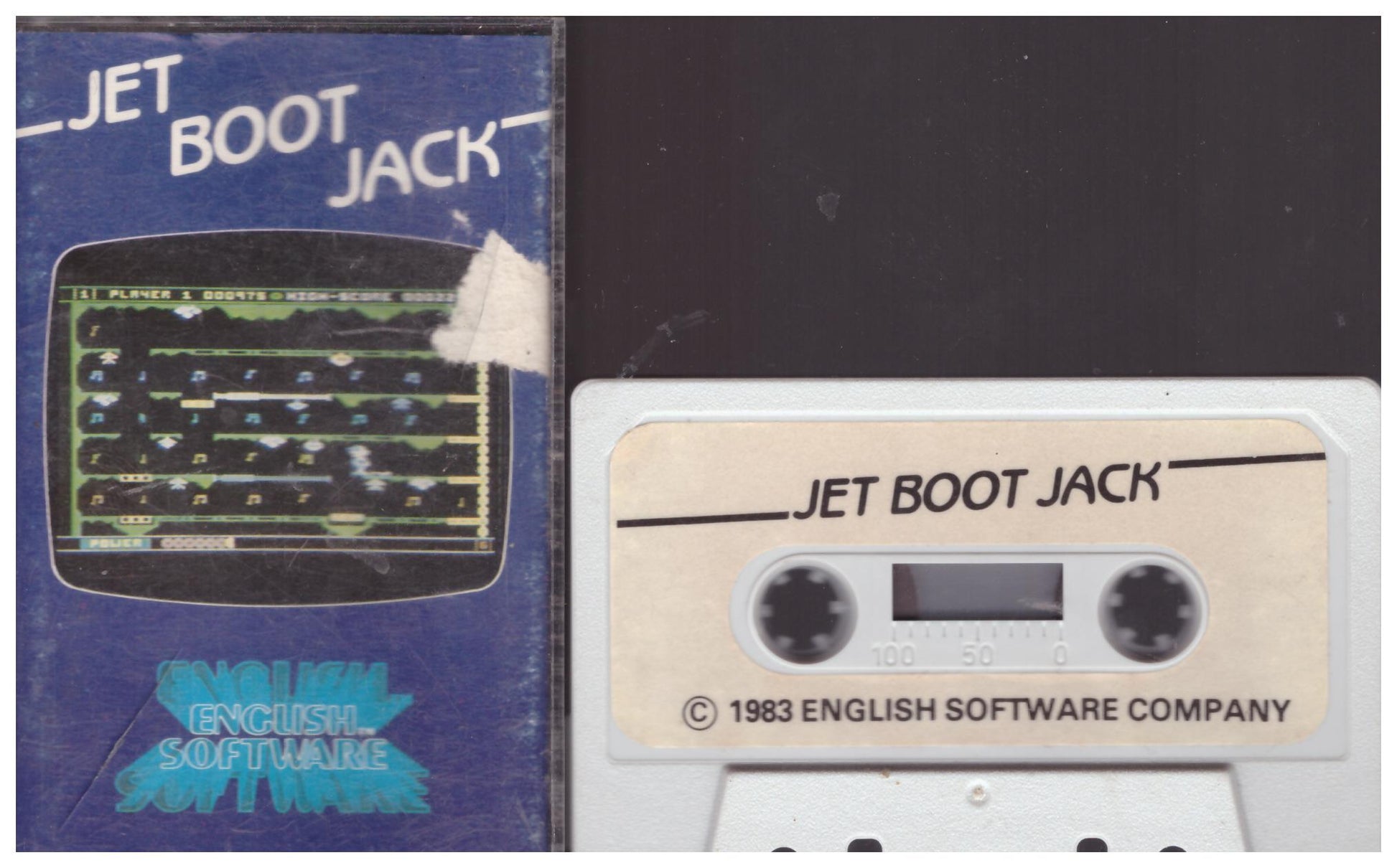 Jet Boot Jack for Atari 8-Bit Computers from English Software