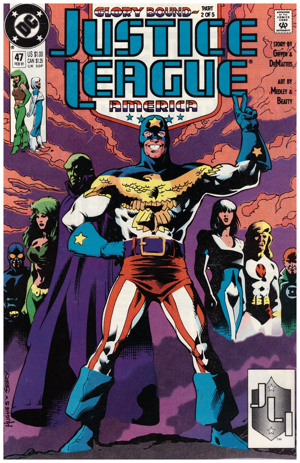 Justice League America #47 Feb 91 from DC Comics