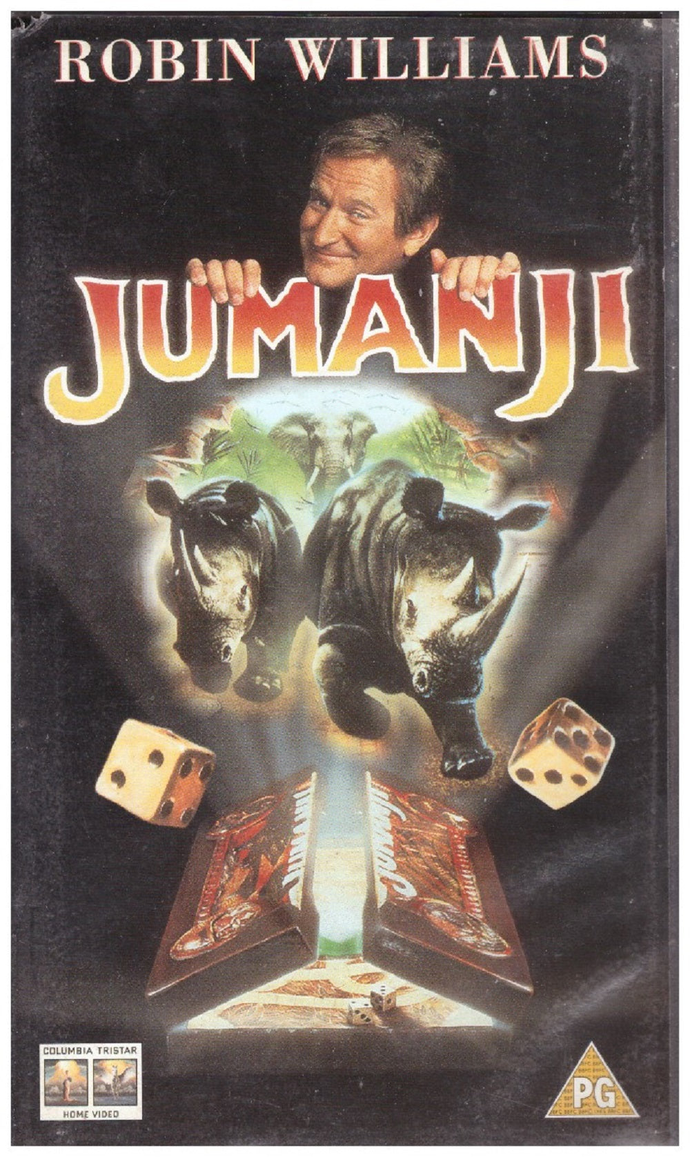 Jumanji VHS from Columbia Tristar Home Video (CVR 34029)